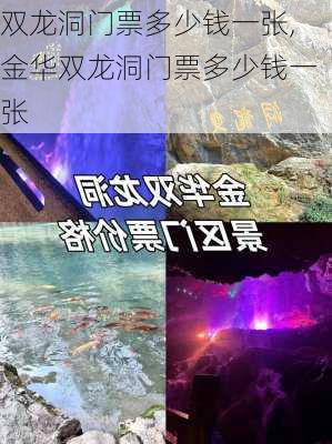 双龙洞门票多少钱一张,金华双龙洞门票多少钱一张